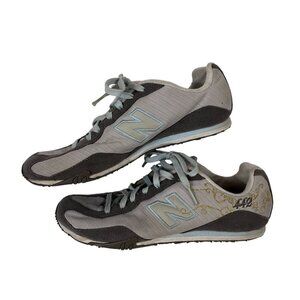 New Balance 442 Womens Gray & Aqua Running Sneakers CW442CB Size 7.5 US